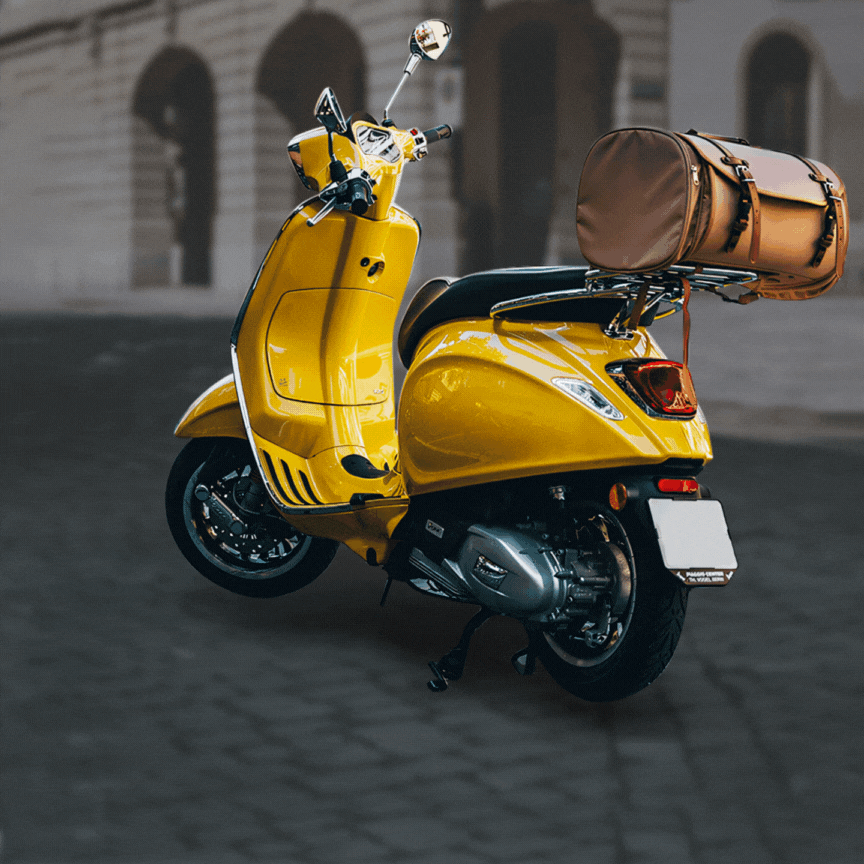 Yellow Classic Scooter